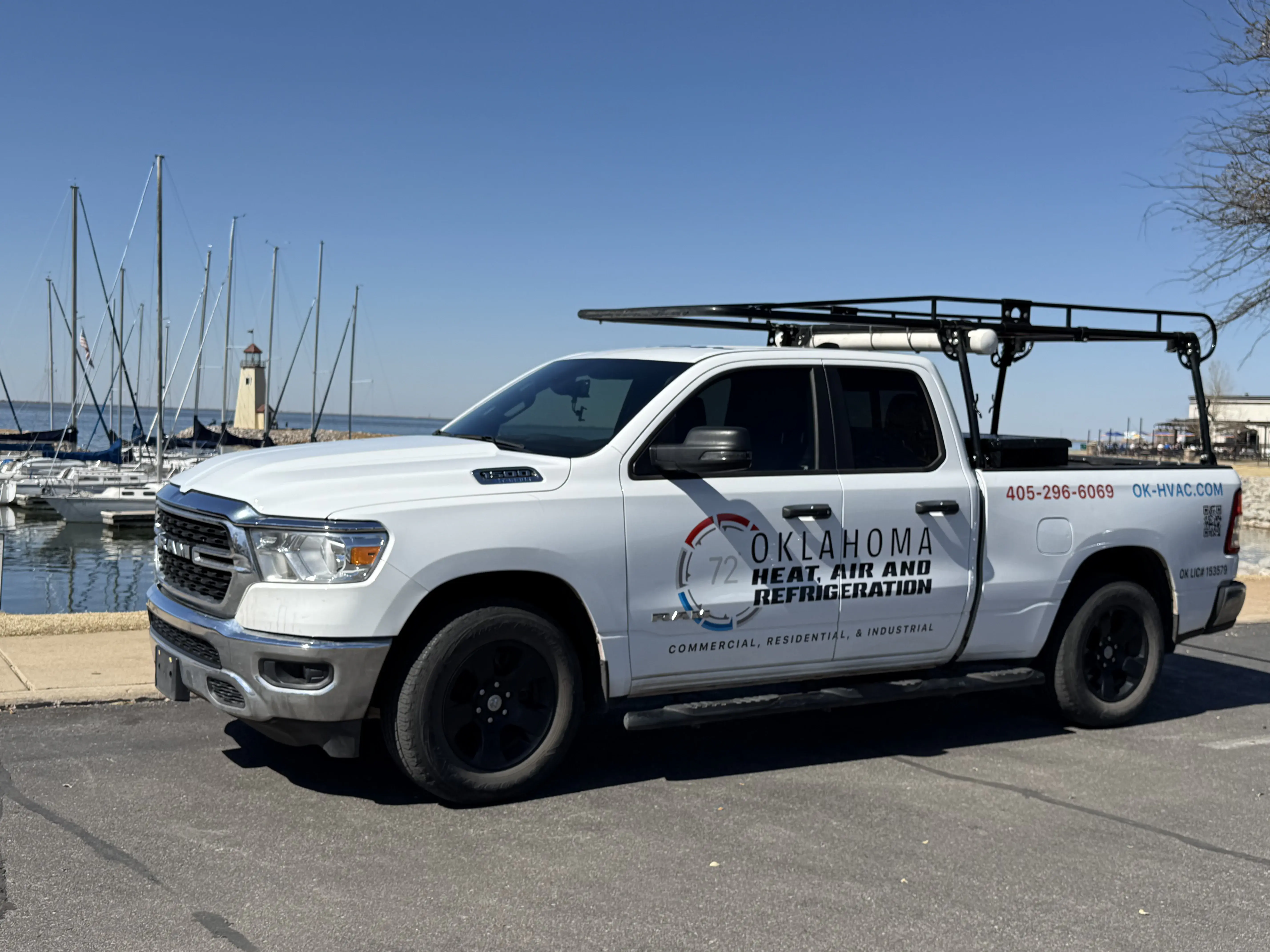 Oklahoma Heat, Air and Refrigeration service truck